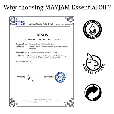 MAJYAM 30ml with Dropper Eucalyptus Tangerine Clove Oil Hair Care/Face Care/Body Care