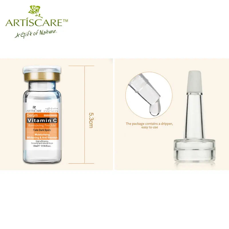 ARTISCARE Vitamin C Serum for Face Moisturizing and Brighten Hyaluron Acid Facial Care Essence