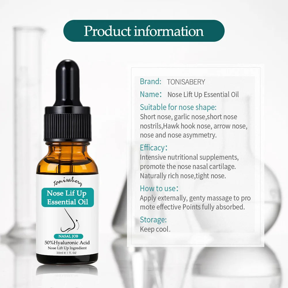 Facial Care Nose Contouring Oil – 30ml Essential Treatment Oil for Shaping, Refining, Moisturizing & Enhancing Natural Nose Definition