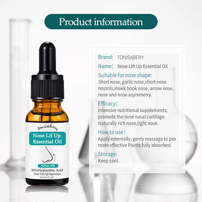 Facial Care Nose Contouring Oil – 30ml Essential Treatment Oil for Shaping, Refining, Moisturizing & Enhancing Natural Nose Definition