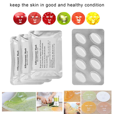 32PCS Collagen Facial Mask Capsules – Natural Fruit & Vegetable Skincare Refill for Mask Maker Machine, Hydrating Anti-Aging Face Care.