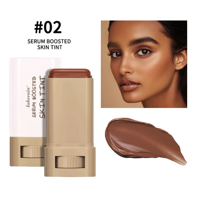 Foundationstick balm-serum – mjuk, hög täckningsgrad