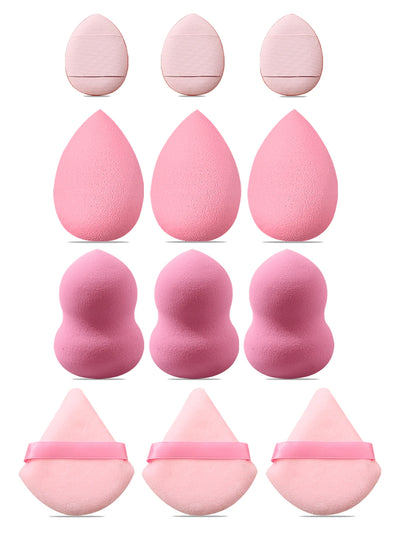 Professional makeup brush set, 15 Commonly Used Makeup Brushes, makeup sponge puff, Eyebrow Trimmer, waterproof makeup bag