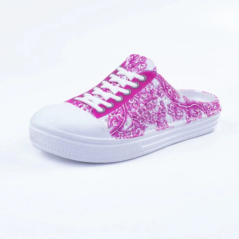 Women’s Outdoor Casual Shoes – Summer Breathable Round Toe Flats, Comfortable Non-Slip Sneakers, Fashion Sports Footwear & Stylish Zapatillas Mujer.