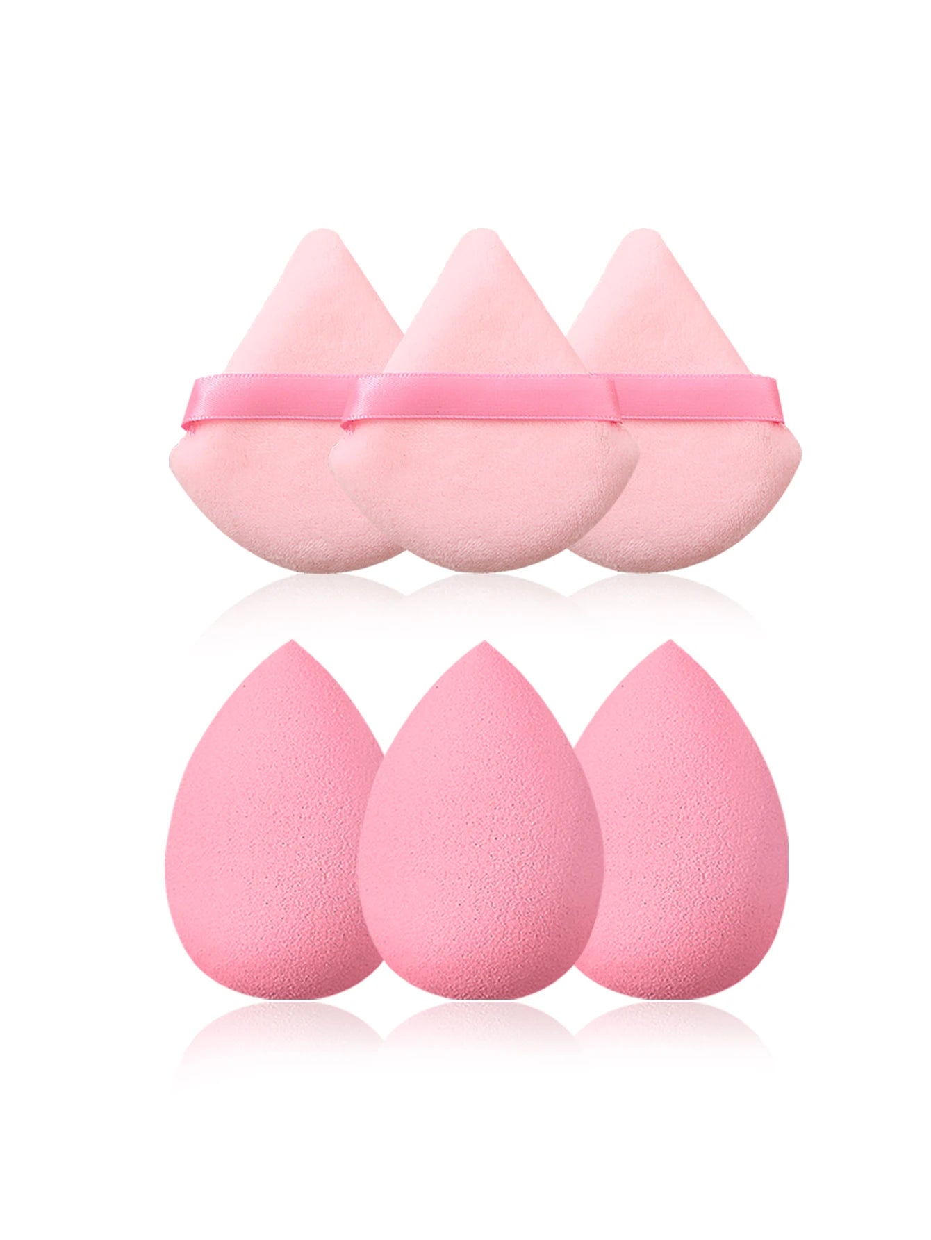 High Grade Pink makeup brush quality synthetic foundation brush Makeup sponge Makeup puff professional makeup tool set