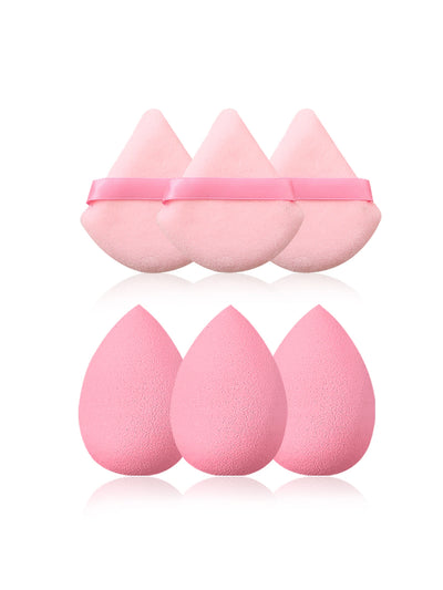 High Grade Pink makeup brush quality synthetic foundation brush Makeup sponge Makeup puff professional makeup tool set