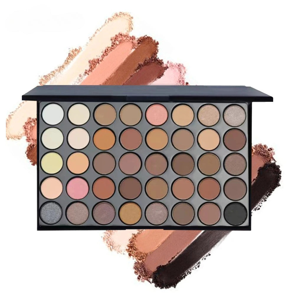 Ögonmakeupset – palett, eyeliner, mascara och verktyg