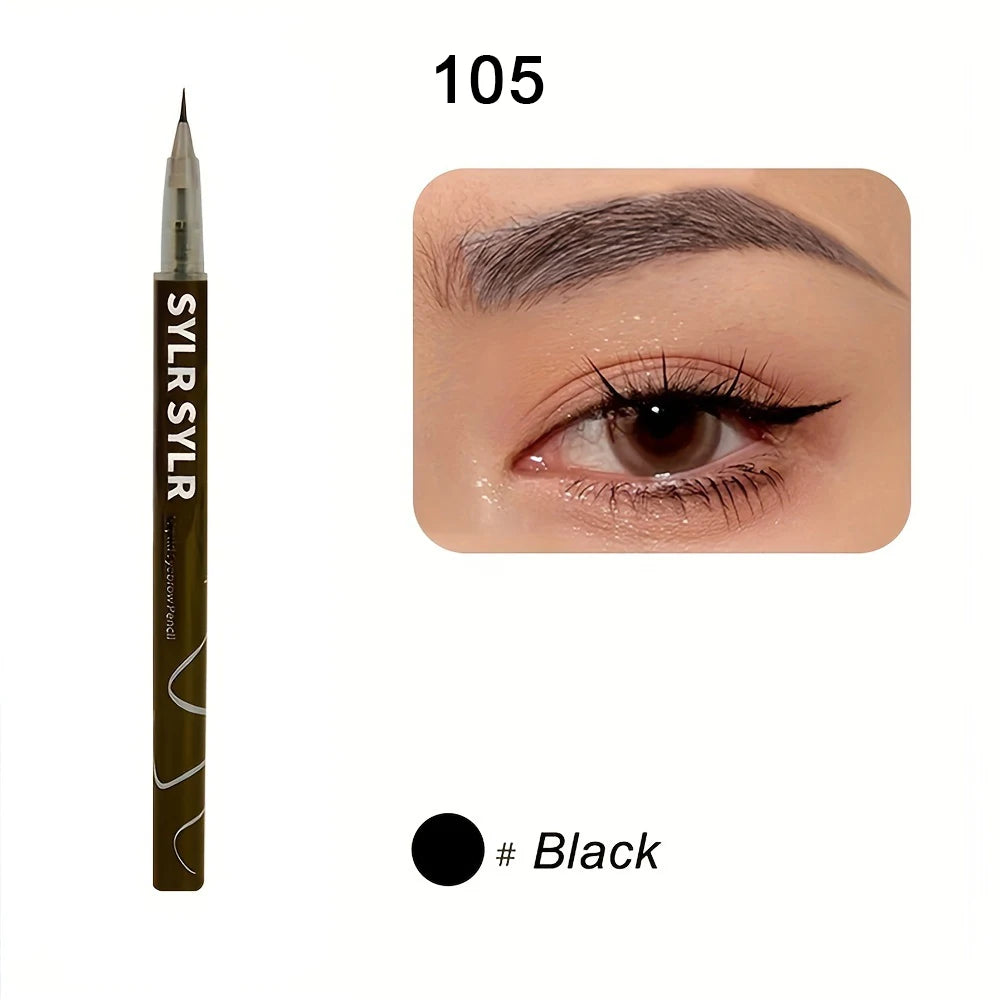 0,008 mm vattentät ögonbrynspenna – smudge-proof, pigmenterad