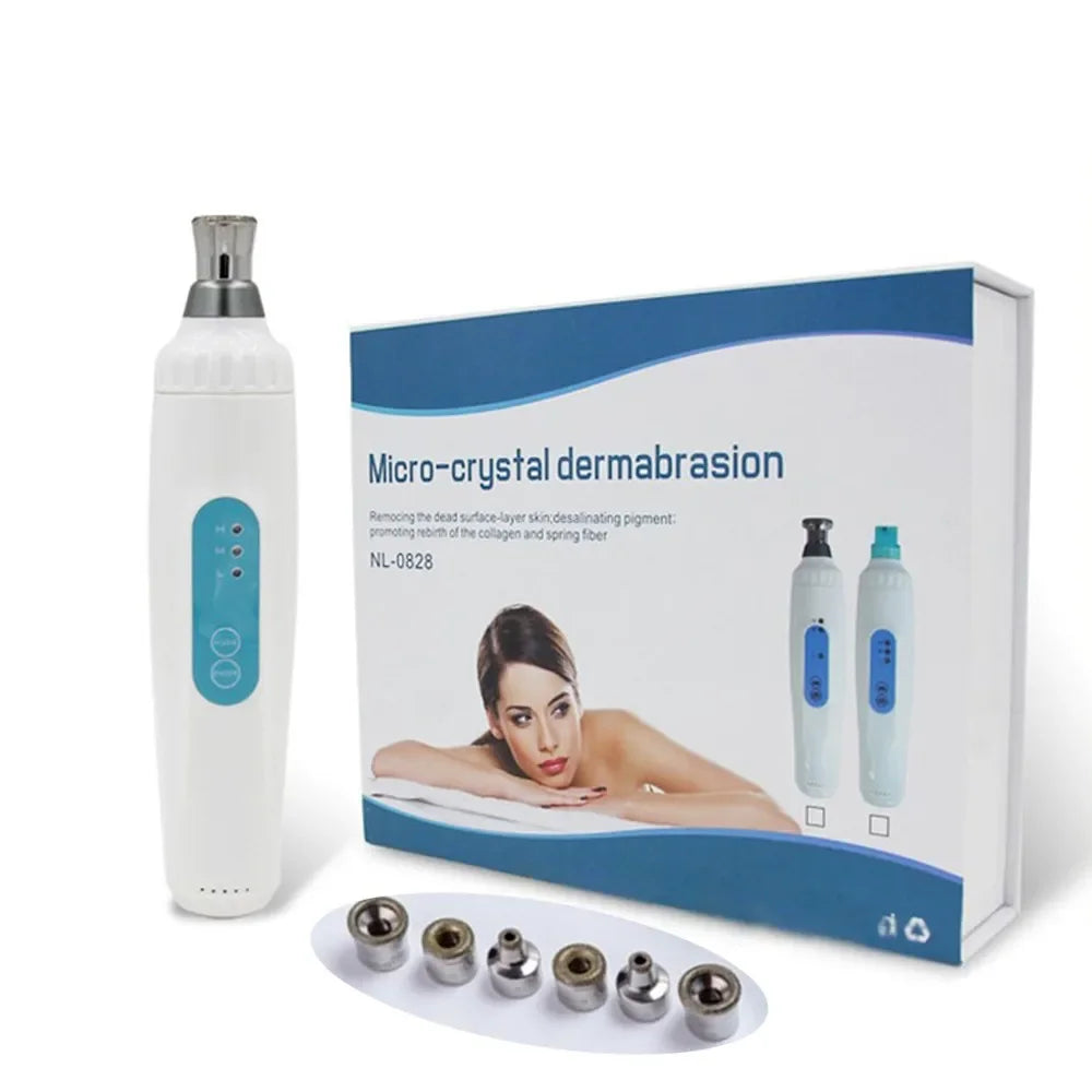Mini Portable Diamond Dermabrasion Tool – Professional Microdermabrasion Beauty Machine for Facial Care, Deep Exfoliation & Salon-Quality Skin Renewal.