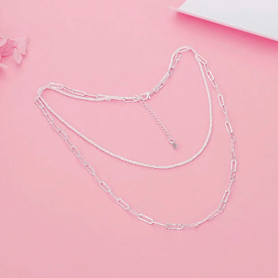 925 Sterling Silver Jewelry Set – Romantic Bracelet & Necklace for Women, Elegant Fashion Designer Accessories, Wedding & Christmas Party Gift.