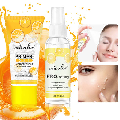 Makeupprimer och fixeringsspray – jämn, långvarig finish