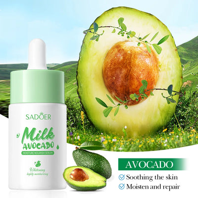 SADOER Milk Fruits Facial Serum for Face skincare Moisturizing Firming Hydrating Facial Essence Beauty Face Skin Care Products