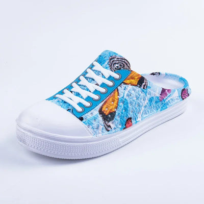Women’s Outdoor Casual Shoes – Summer Breathable Round Toe Flats, Comfortable Non-Slip Sneakers, Fashion Sports Footwear & Stylish Zapatillas Mujer.
