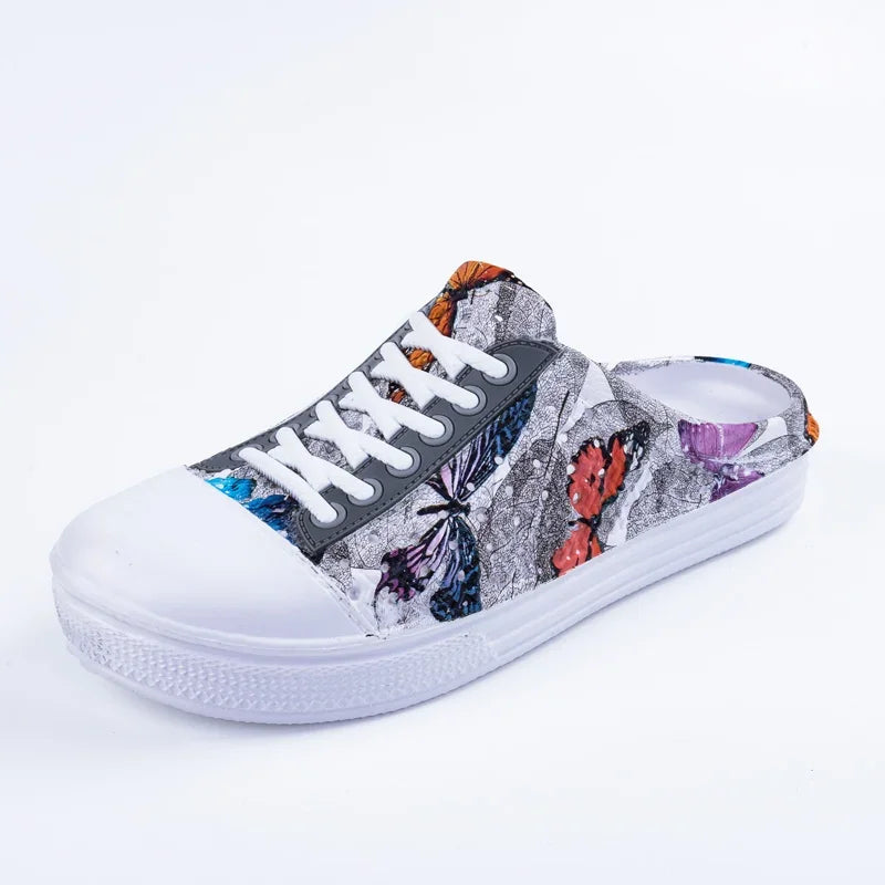 Women’s Outdoor Casual Shoes – Summer Breathable Round Toe Flats, Comfortable Non-Slip Sneakers, Fashion Sports Footwear & Stylish Zapatillas Mujer.