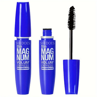 4D svart mascara – förtjockar, förlänger, böjer, vattenfast fiberformula