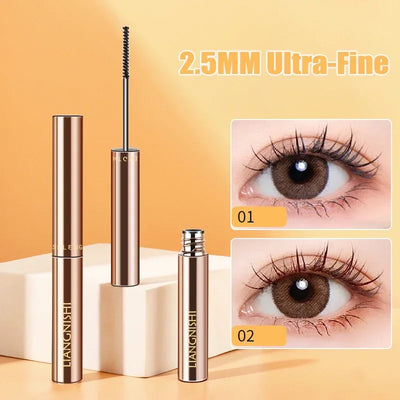 Silkefiber-mascara – förlängande, vattentät, snabbtorkande, matt finish