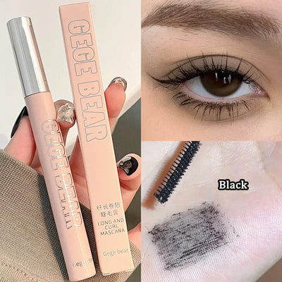Silkefiber-mascara – förlängande, vattentät, snabbtorkande, matt finish