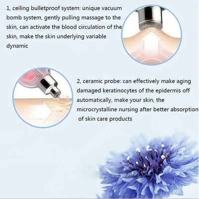 Mini Portable Diamond Dermabrasion Tool – Professional Microdermabrasion Beauty Machine for Facial Care, Deep Exfoliation & Salon-Quality Skin Renewal.