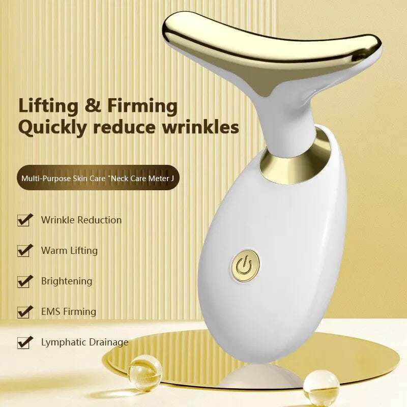 Face & Neck Massager – Electric Beauty Tool for Lifting, Firming, and Skin Tightening, Professional Household Facial Care Massage Device.