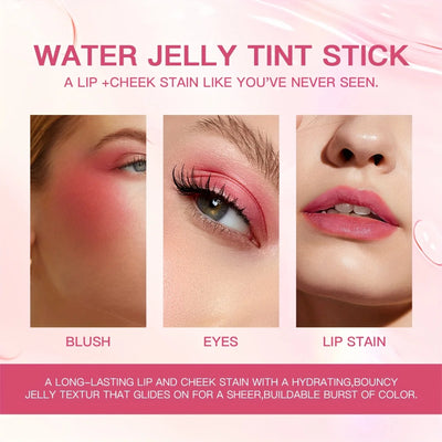 4-i-1 jellystick – rouge, läppbalsam, ögonskugga