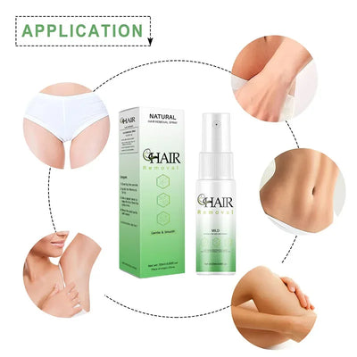 Hair Removal Spray Powerful Cream Healthy Painless Remover Growth Inhibitor Female Body Care