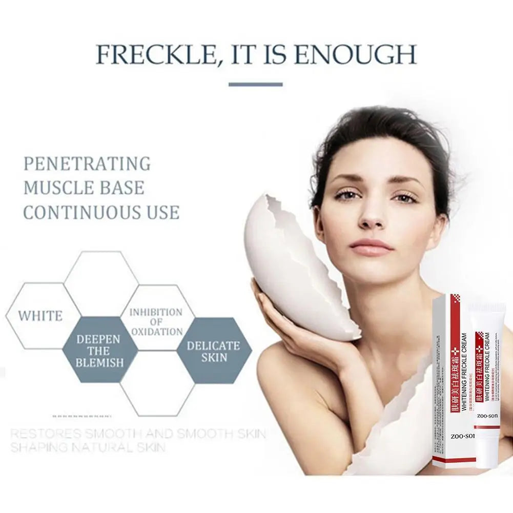 Whitening Niacinamide Face Cream – Brightening Moisturizing Serum, Anti-Freckle Formula to Lighten Dark Spots & Improve Skin Tone Care.