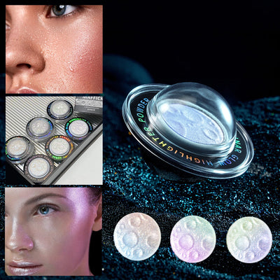 Planet highlighter-puder – lystergivande hud med strålande glow